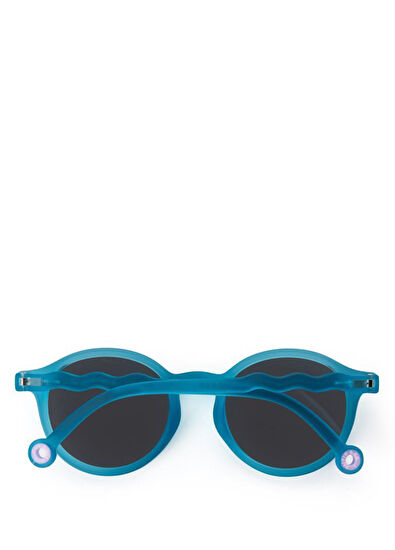 Olivio & Co Classic Oval Reef Blue Unisex Children's Sunglasses - 4