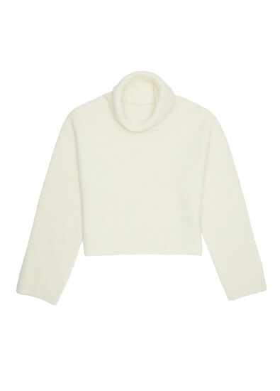 Beymen Club Kırık Beyaz Yün Kazak - 7