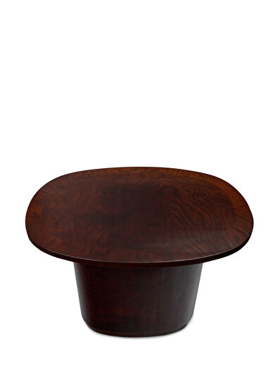 Nish Solutions Kahverengi Ahşap Dolaplı Sehpa - 5