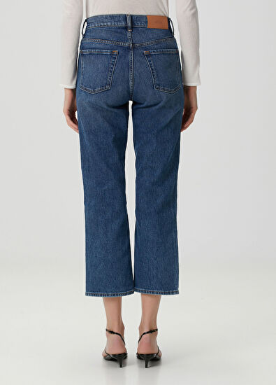 7 For All Mankind Logan Stovepipe Mavi Jean Pantolon - 4