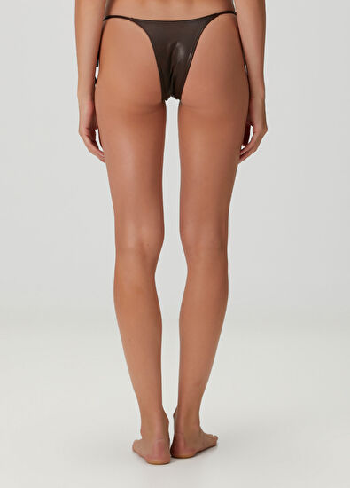 Frankie's Bikinis Divine Kahverengi Bikini Altı - 4