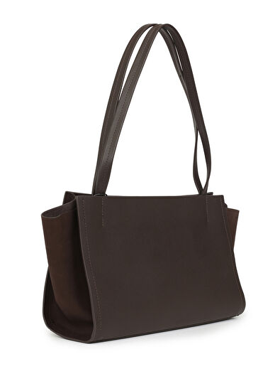 St. Agni Kahverengi Kadın Deri Çanta - 3