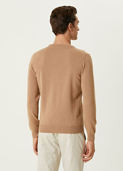 Beymen Club Camel Feather Cashmere Sweater - 5