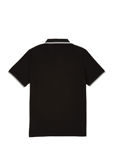 Beymen Club Black Comfort Fit Slim Ottomon Polo T-Shirt - 7