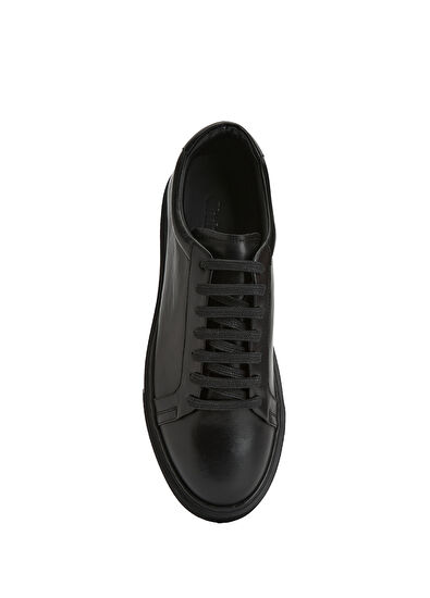 Beymen Club Siyah Erkek Deri Sneaker - 4