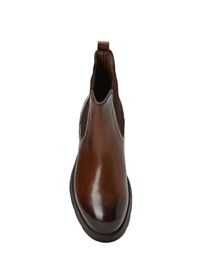 Beymen Club Dark Brown Men's Leather Boots - 4