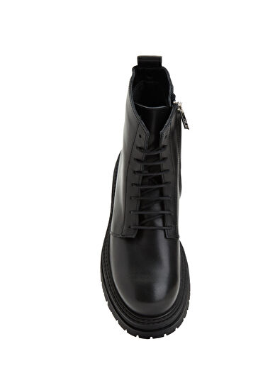 Beymen Club Black Womens Leather Boots - 4