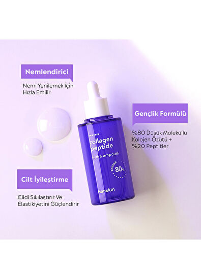 Hanskin Collagen Peptide Hydra Yaşlanma Karşıtı Ampul Yüz Serumu 90 ml - 4