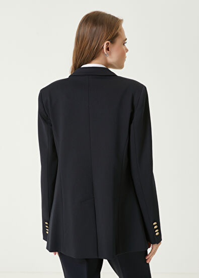 Beymen Club Lacivert Kelebek Yaka Spor Blazer - 5