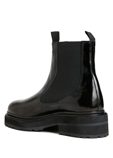 Beymen Club Black Women's Leather Chelsea Boots - 3