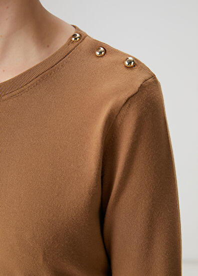 Beymen Club Koyu Bej Basic Kazak - 4