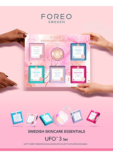 Foreo Swedish Skincare Essentials Ufo 3 Set - 6