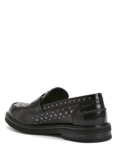 Beymen Club Black Women's Leather Loafer - 3