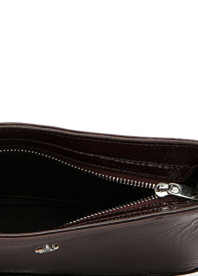 Beymen Club Burgundy Women's Leather Shoulder Bag - 5