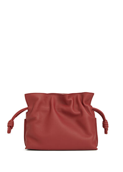 Mini Flamenco Kırmızı Kadın Deri Çanta - Görsel 5