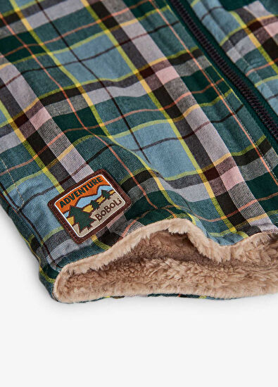 Boboli Colorful Patterned Welsoft Hooded Boys' Jacket - 5