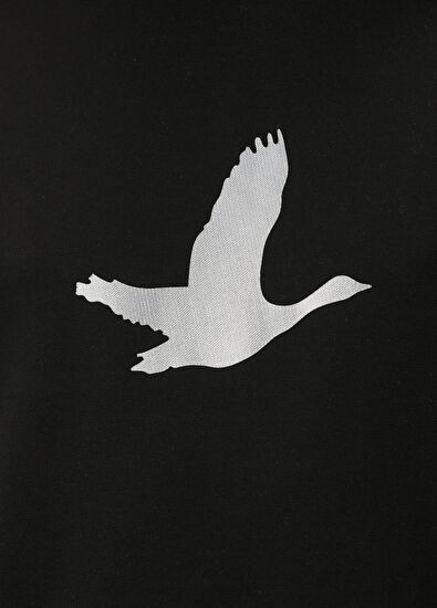 Beymen Club Black Metallic Logo Hoodie - 6