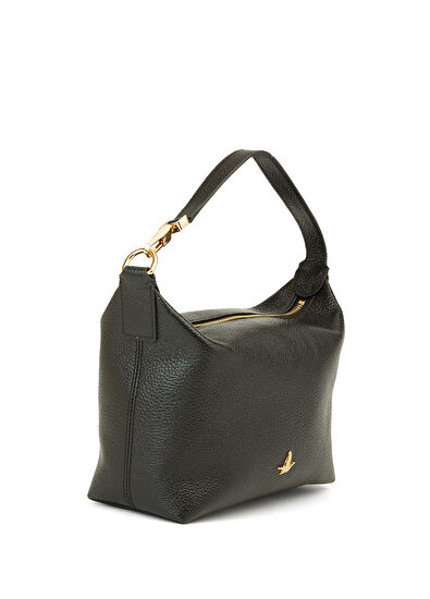 Beymen Club Siyah Kadın Deri Omuz Çantası - 3