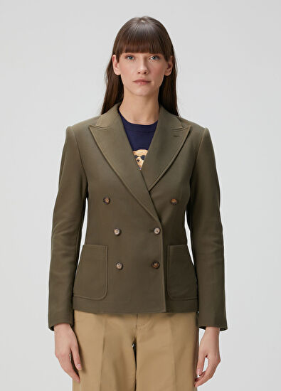 Polo Ralph Lauren Haki Kruvaze Blazer - 3