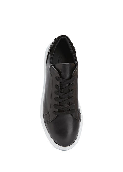 Beymen Club Black Crystal Women's Leather Sneakers - 4