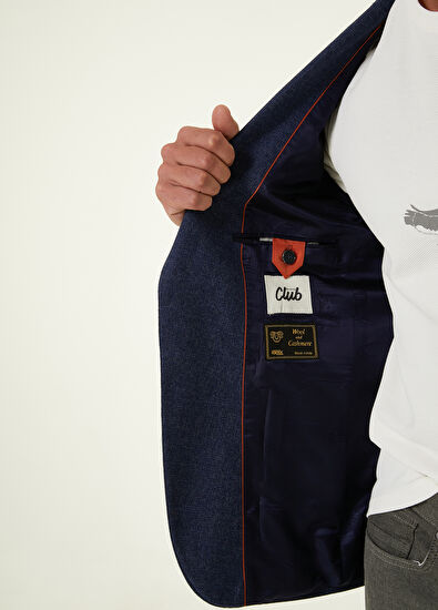 Beymen Club Indigo Muline Yün Ceket - 10
