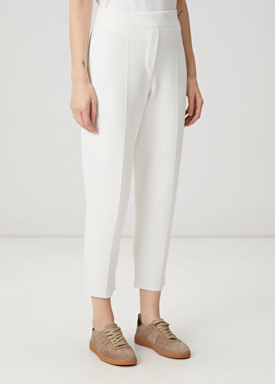 Beymen Club Ecru Cigarette Knit Trousers - 3
