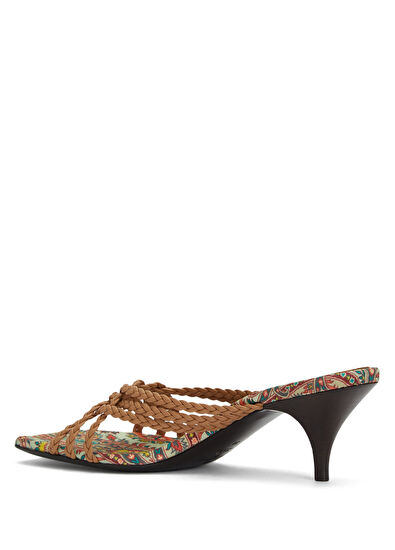 Etro Tan Women's Leather Slippers - 3