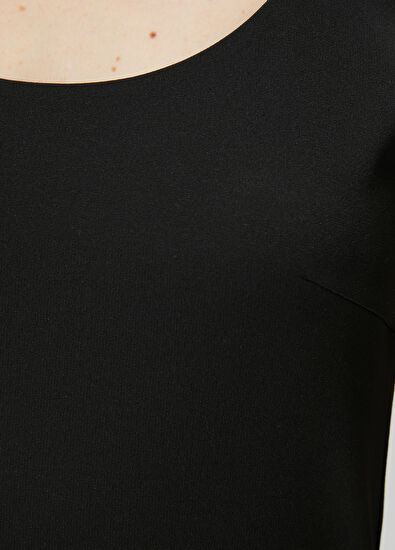 Beymen Club Black Midi Dress - 6