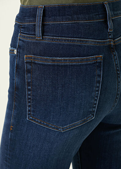 Frame Denim Le High Skinny Lacivert Jean Pantolon - 4