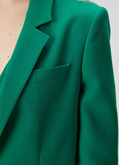 Beymen Club Yeşil Krep Blazer - 5