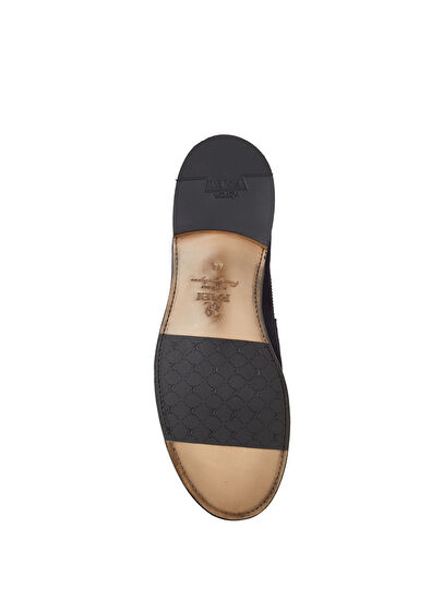 Fabi Navy Blue Men's Suede Loafer - 5