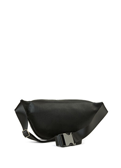 Beymen Club Black Men's Leather Waist Bag - 3