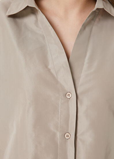 Beymen Club Vizon Düşük Kol Gömlek - 4