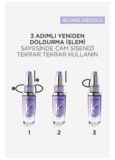 Kerastase Blond Absolu L'Huile Cicagloss Nemlendirici Yedek Şişe Saç Bakım Yağı 75 ml - 6