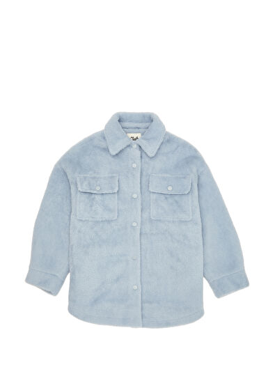 Beymen Club Oversize Mavi Dış Gömlek - 7