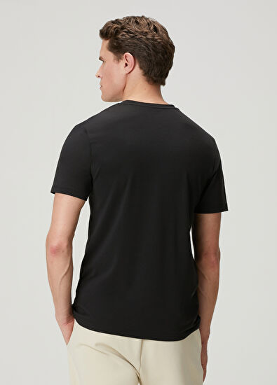 Beymen Club Basic Fit Siyah Cool Active T-shirt - 4