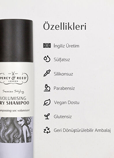 Percy & Reed Session Styling Hacimlendirici Kuru Şampuan 200 ml - 3