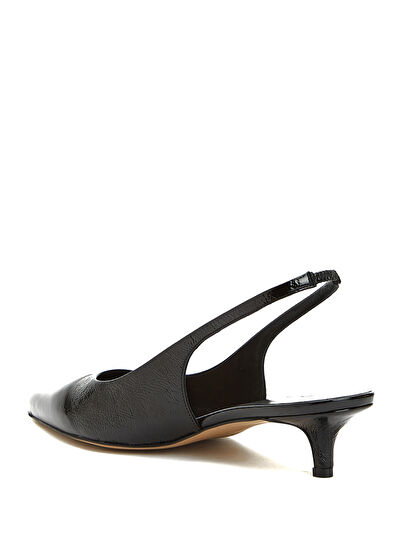 Beymen Club Siyah Deri Topuklu Ayakkabı - 3