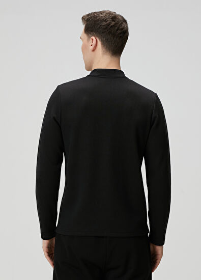Beymen Club Black Polo Sweatshirt - 4