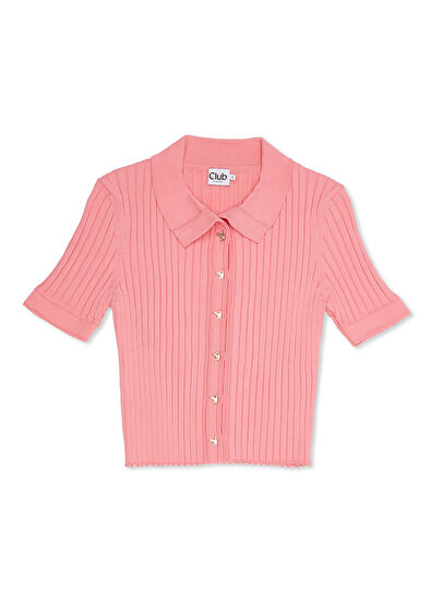 Beymen Club Pembe Ribli Polo Hırka - 7