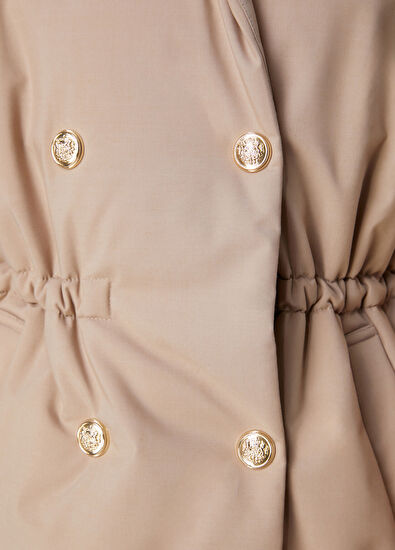 Beymen Club Beige Double-Breasted Vest - 6