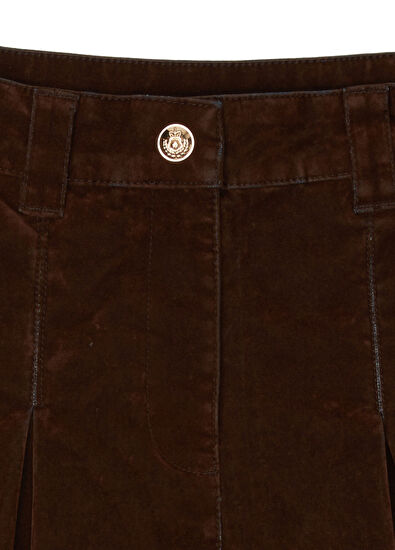 Beymen Club Brown Pleated Mini Skirt - 7