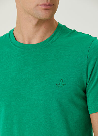 Beymen Club Yeşil Flamlı T-shirt - 6