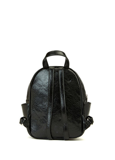 Siyah Kadın Sırt Çantası - Görsel 5