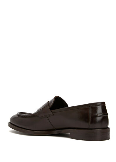 Beymen Club Koyu Kahverengi Erkek Deri Loafer - 3