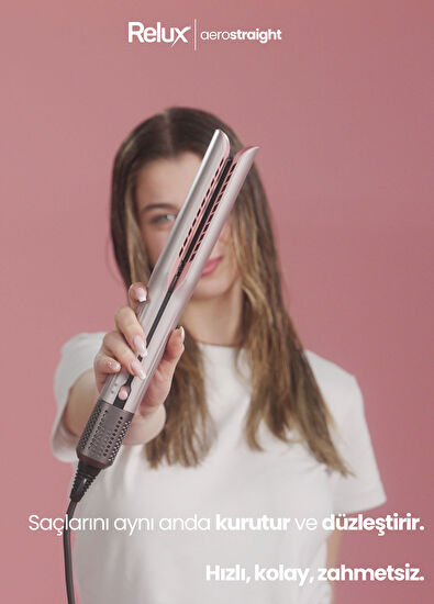 Relux RHS9000P Aerostraight Pembe Havalı Saç Düzleştirici - 7