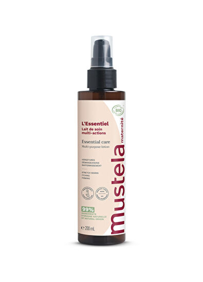 Mustela L'Essentiel Çok Amaçlı Temel Bakım Losyonu 200 ml + At Kılı Fırça Seti - 3