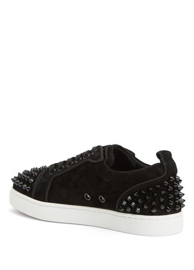 Christian Louboutin Louise Siyah Kadın Deri Sneaker - 3