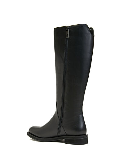 Beymen Club Siyah Kadın Deri Çizme - 3