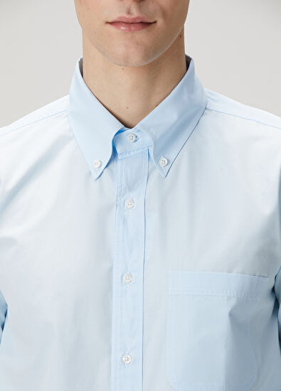Thom Browne Açık Mavi Gömlek - 5
